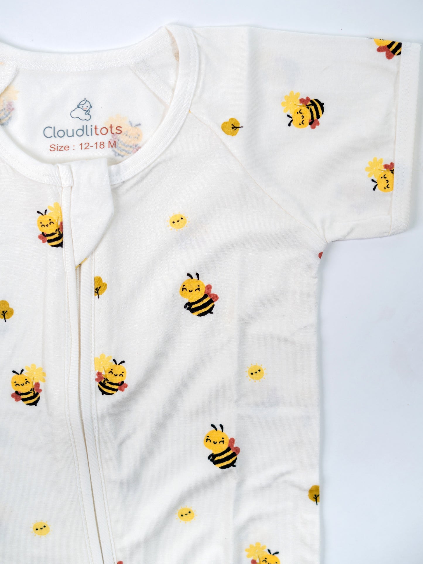 Busy Little Bee Bamboo Romper