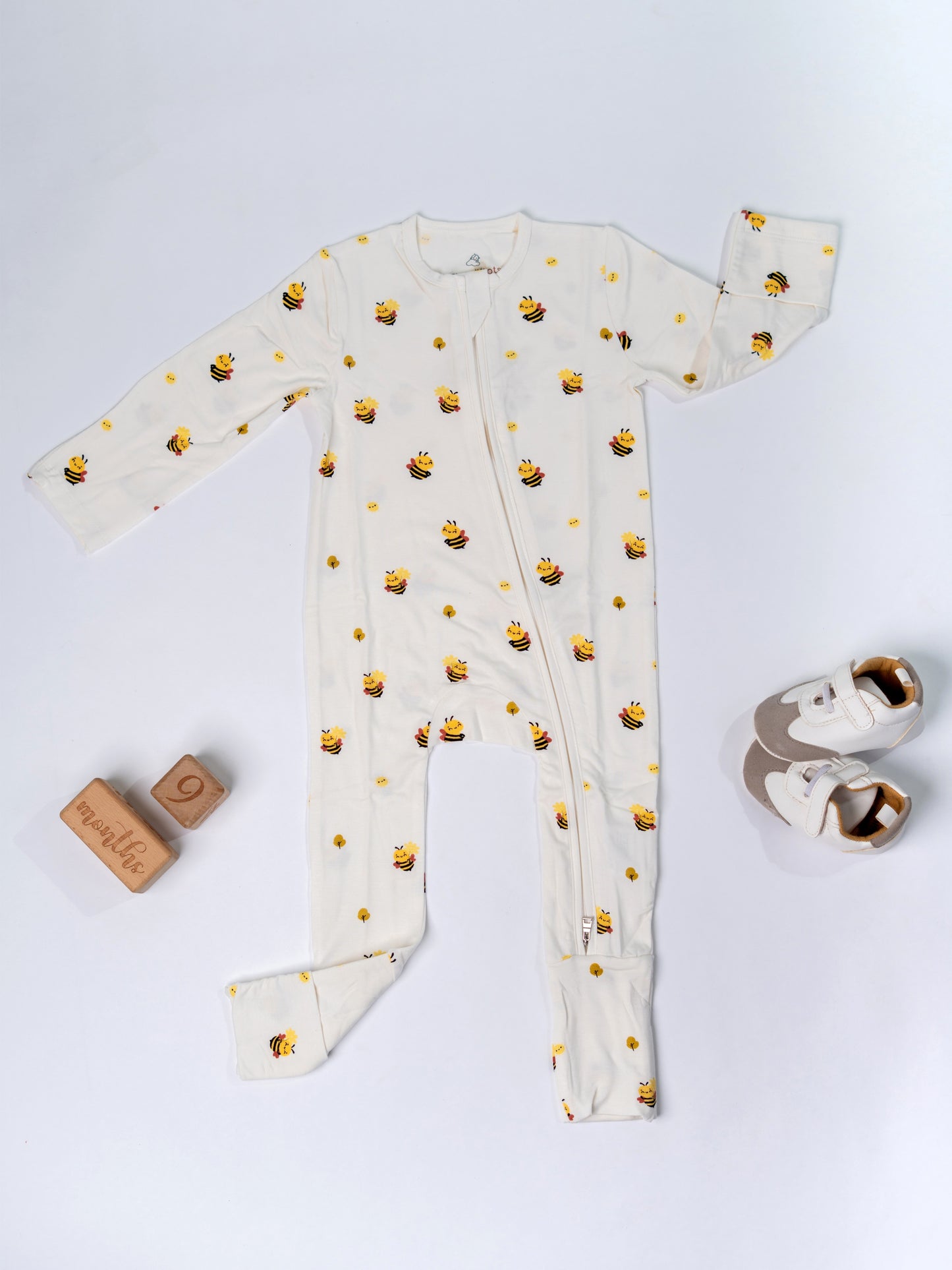 Busy Little Bee 24-Hour Bamboo Edit | Sleepsuit & Jabla Set