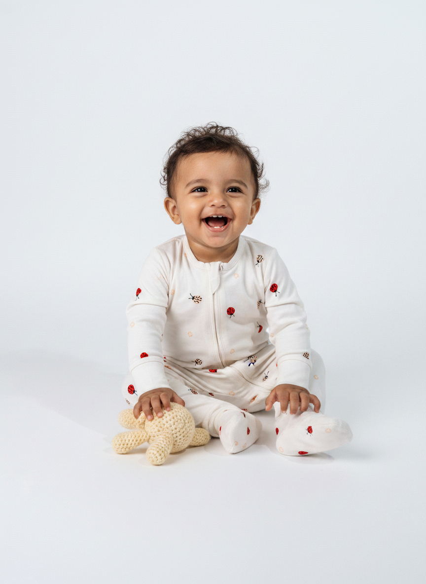 Tiny Critters Bamboo Sleepsuit