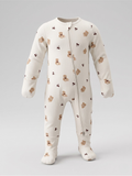 Cuddly Bear Bamboo Sleepsuit