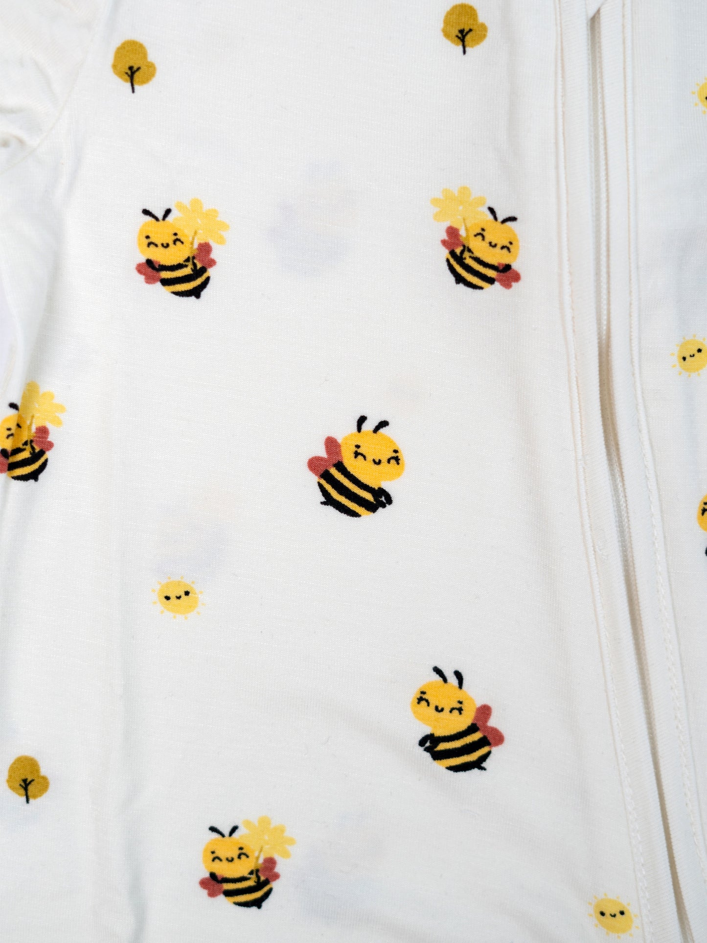 Busy Little Bee Bamboo Sleepsuit