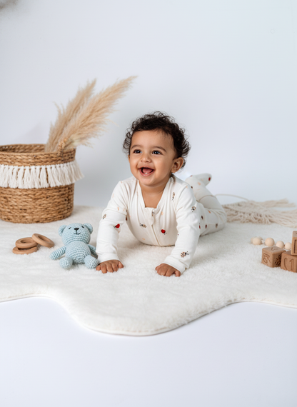 Tiny Critters 24-Hour Bamboo Edit | Sleepsuit & Jabla Set