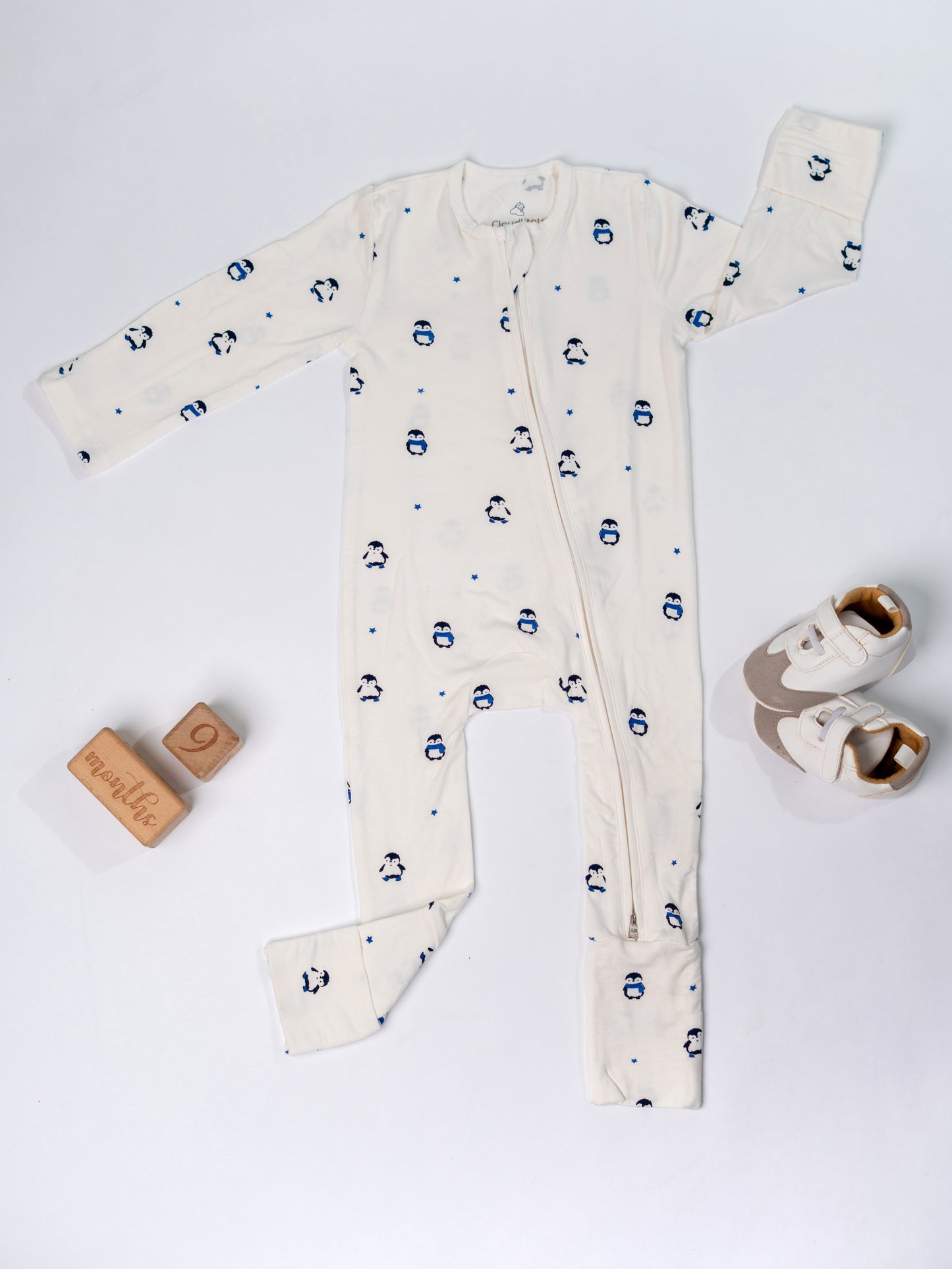 Arctic Snuggle Bamboo Sleepsuit