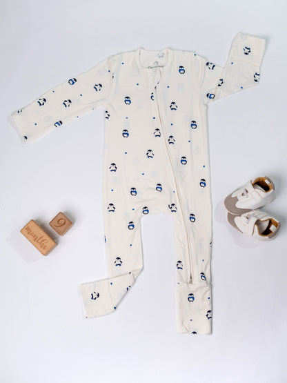 Arctic Snuggle Bamboo Sleepsuit