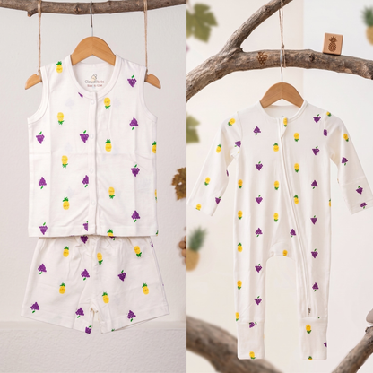 Sweet Orchard 24-Hour Bamboo Edit | Sleepsuit & Jabla Set